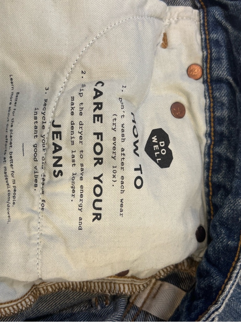 Like New! Madewell Women’s Darted Barrel size 28 - Picture 4 of 5